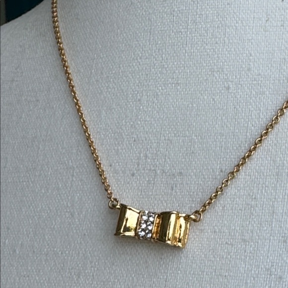Kate Spade polished bow necklace - NWOT - Picture 5 of 7